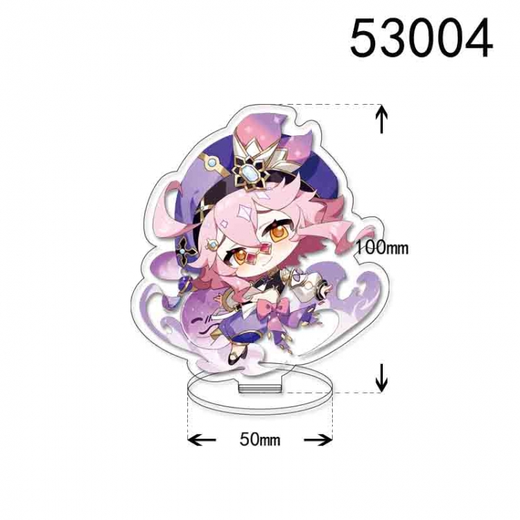 Genshin Impact Anime character acrylic Standing Plates  Keychain 10cm 53004