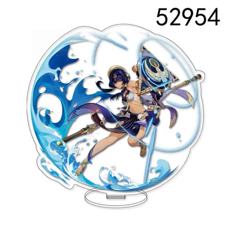 Genshin Impact Anime character acrylic Standing Plates  Keychain 15cm 52954