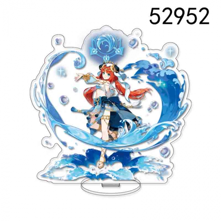 Genshin Impact Anime character acrylic Standing Plates  Keychain 15cm 52952
