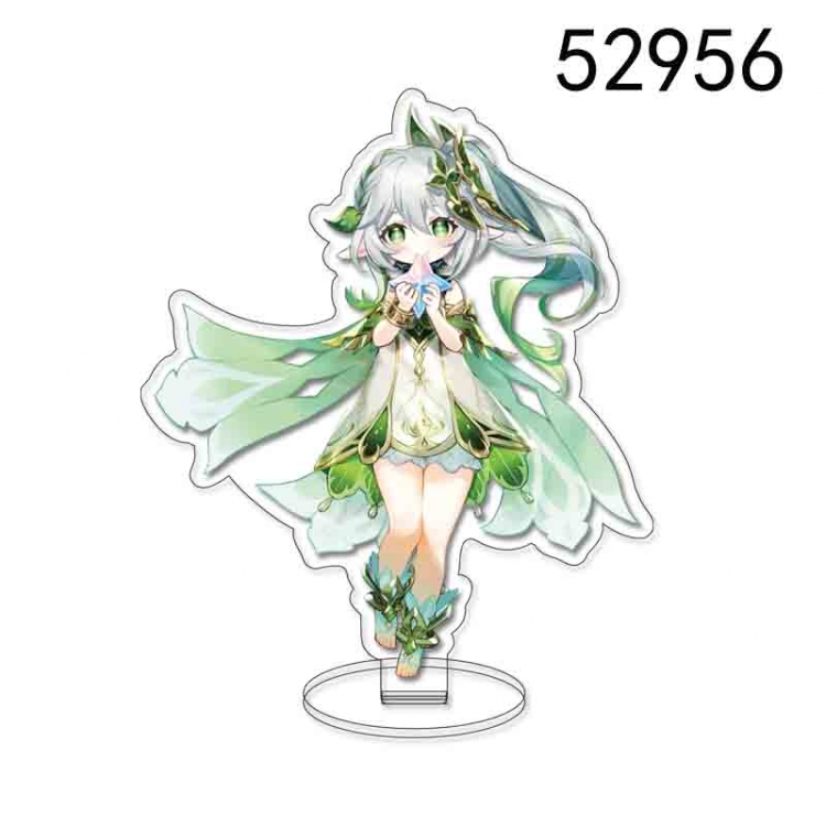 Genshin Impact Anime character acrylic Standing Plates  Keychain 15cm 52956