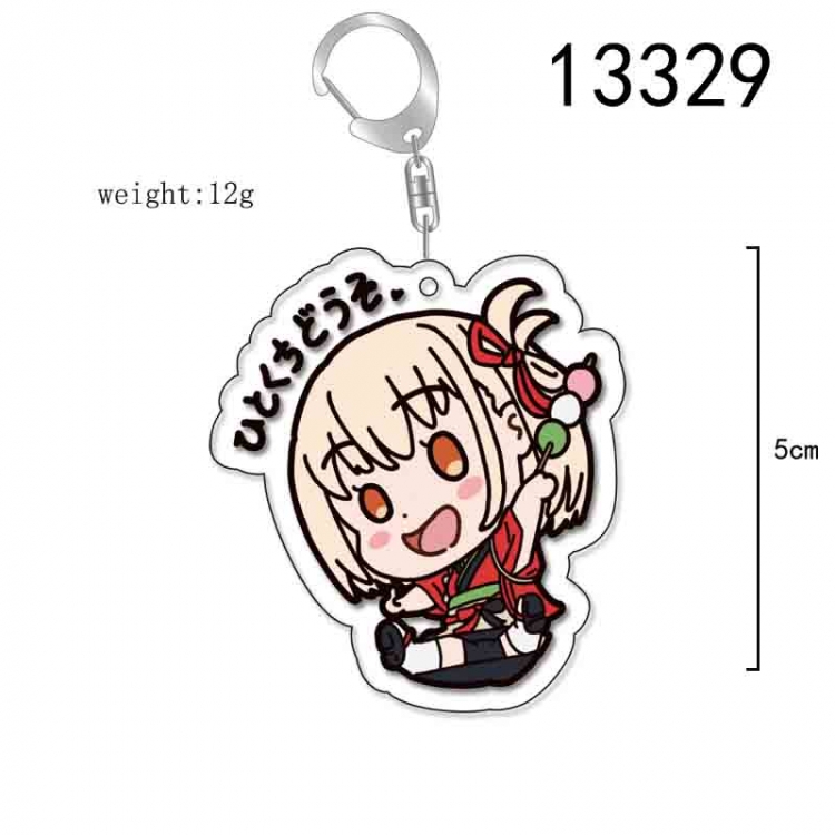 LycorisRecoil Anime Acrylic Keychain Charm price for 5 pcs 13329