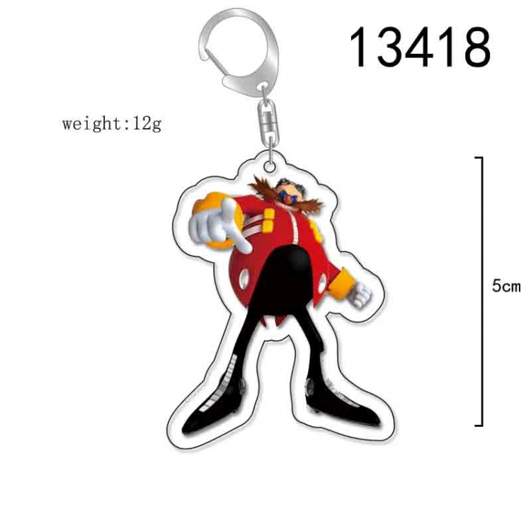 Sonic The Hedgehog Anime Acrylic Keychain Charm price for 5 pcs 13418
