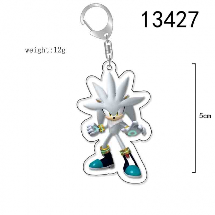 Sonic The Hedgehog Anime Acrylic Keychain Charm price for 5 pcs 13427