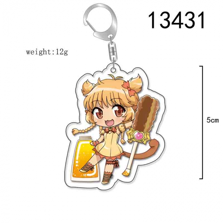 Tokyo Mew Mew Anime Acrylic Keychain Charm price for 5 pcs 13431