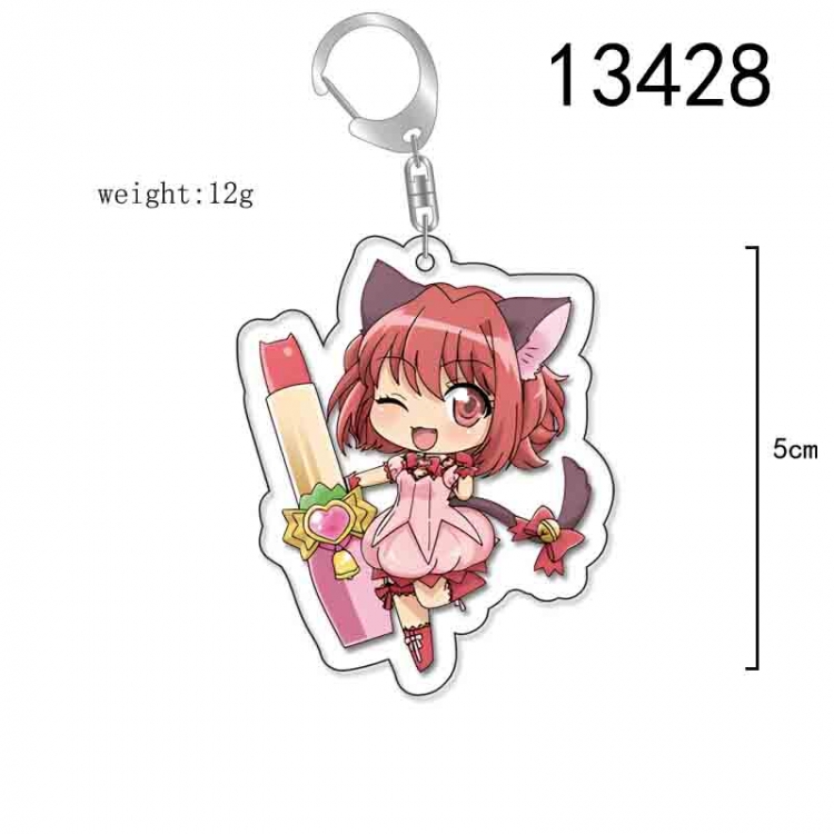 Tokyo Mew Mew Anime Acrylic Keychain Charm price for 5 pcs 13428