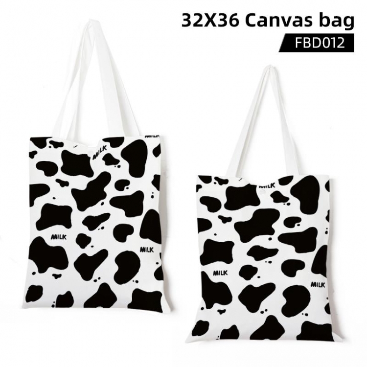 cow cartoon canvas bag 32X36CM FBD012