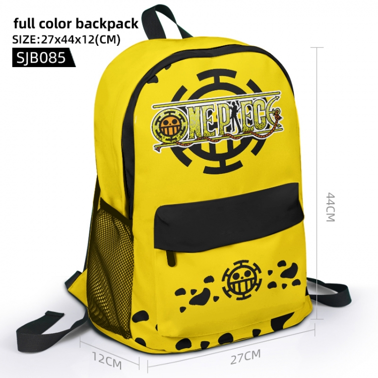 One Piece Full color backpack 27x44x12cm supports the customization of single pattern SJB085