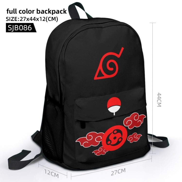 Naruto Full color backpack 27x44x12cm supports the customization of single pattern SJB086