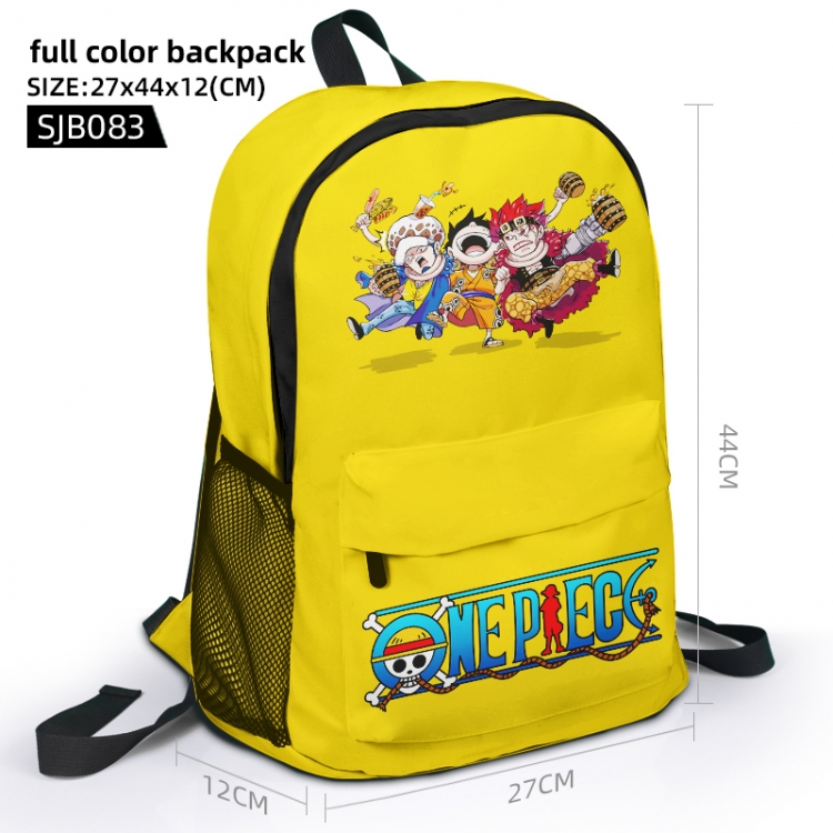 One Piece Full color backpack 27x44x12cm supports the customization of single pattern SJB083