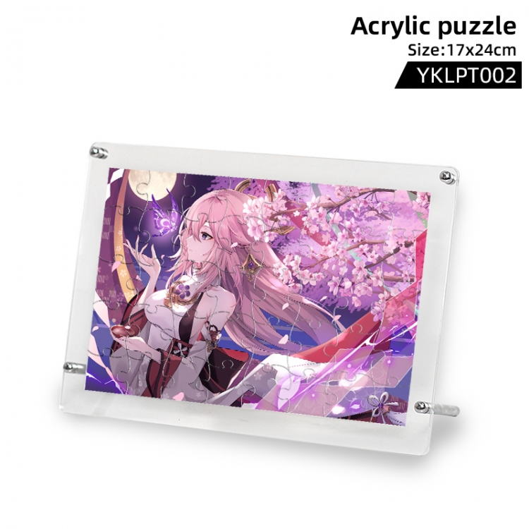 Genshin Impact Anime acrylic puzzle (horizontal) 17x24cm YKLPT002