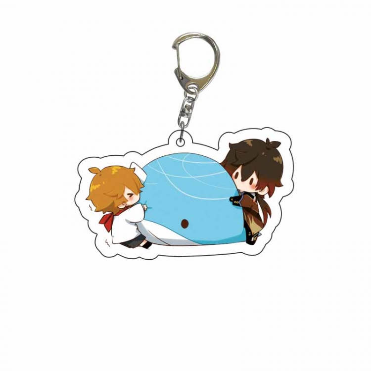 Genshin Impact Anime Acrylic Keychain Charm price for 5 pcs 5069