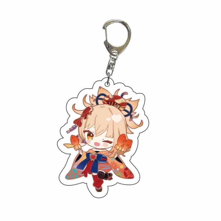 Genshin Impact Anime Acrylic Keychain Charm price for 5 pcs 5325