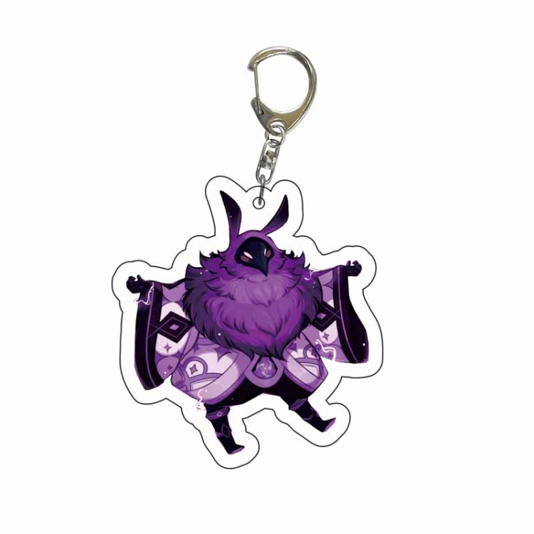 Genshin Impact Anime Acrylic Keychain Charm price for 5 pcs 5063