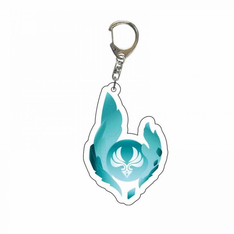 Genshin Impact Anime Acrylic Keychain Charm price for 5 pcs 6788