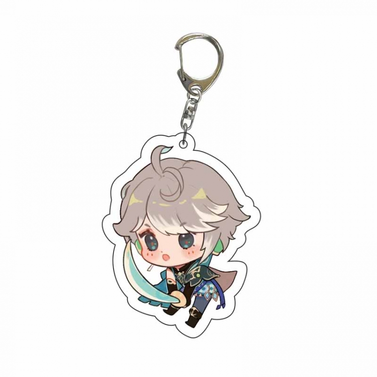 Genshin Impact Anime Acrylic Keychain Charm price for 5 pcs 5353