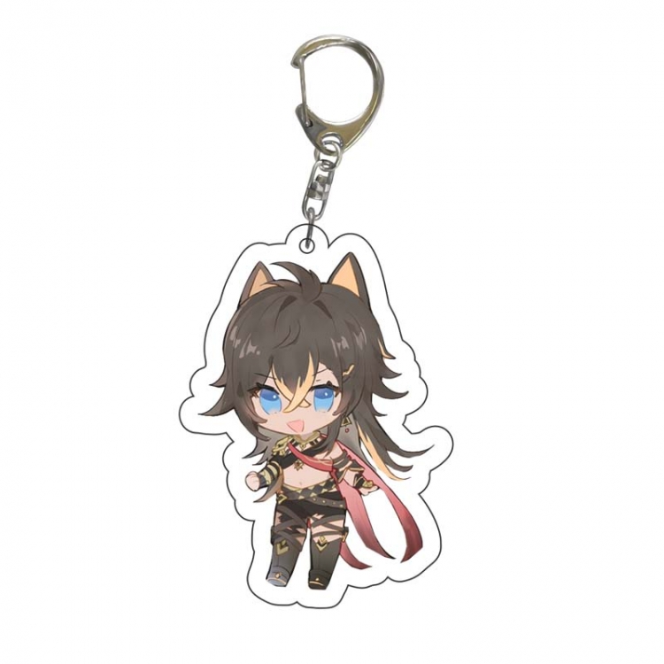 Genshin Impact Anime Acrylic Keychain Charm price for 5 pcs 9002