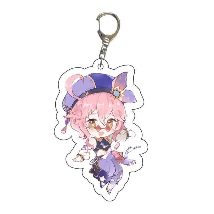 Genshin Impact Anime Acrylic Keychain Charm price for 5 pcs 9005