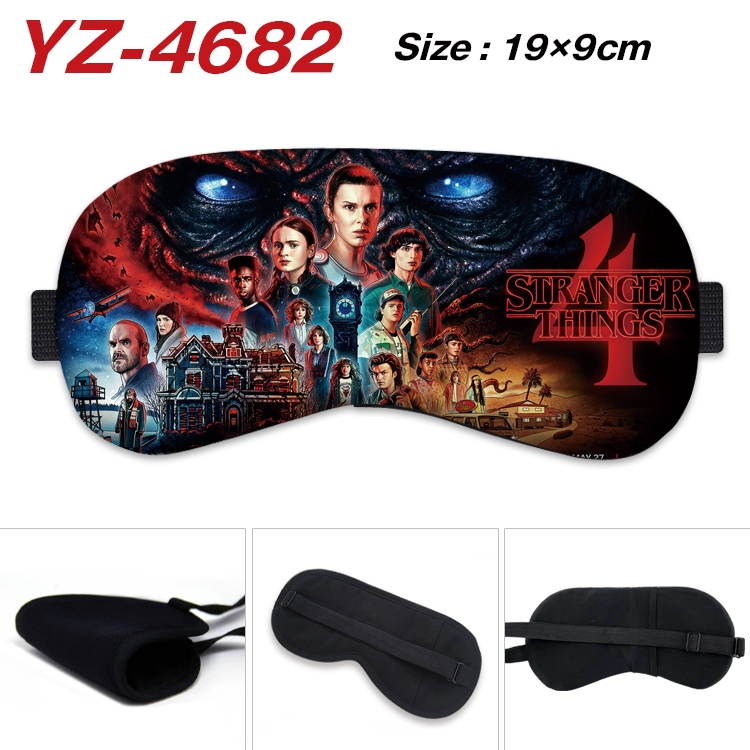 Stranger Things animation ice cotton eye mask without ice bag price for 5 pcs  YZ-4682