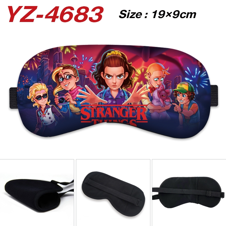 Stranger Things animation ice cotton eye mask without ice bag price for 5 pcs YZ-4683
