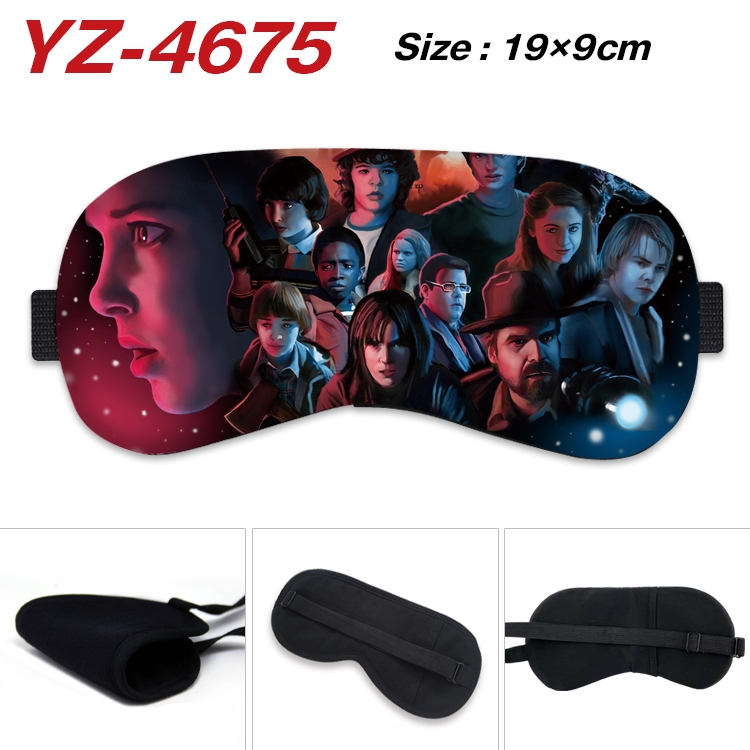 Stranger Things animation ice cotton eye mask without ice bag price for 5 pcs YZ-4675