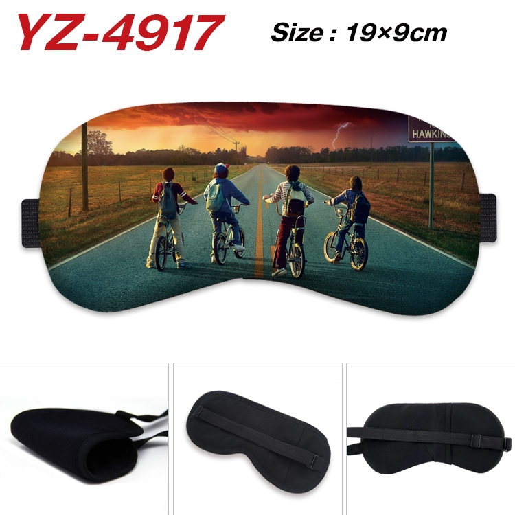 Stranger Things animation ice cotton eye mask without ice bag price for 5 pcs  YZ-4917