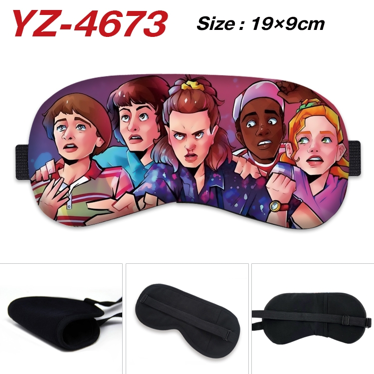 Stranger Things animation ice cotton eye mask without ice bag price for 5 pcs YZ-4673