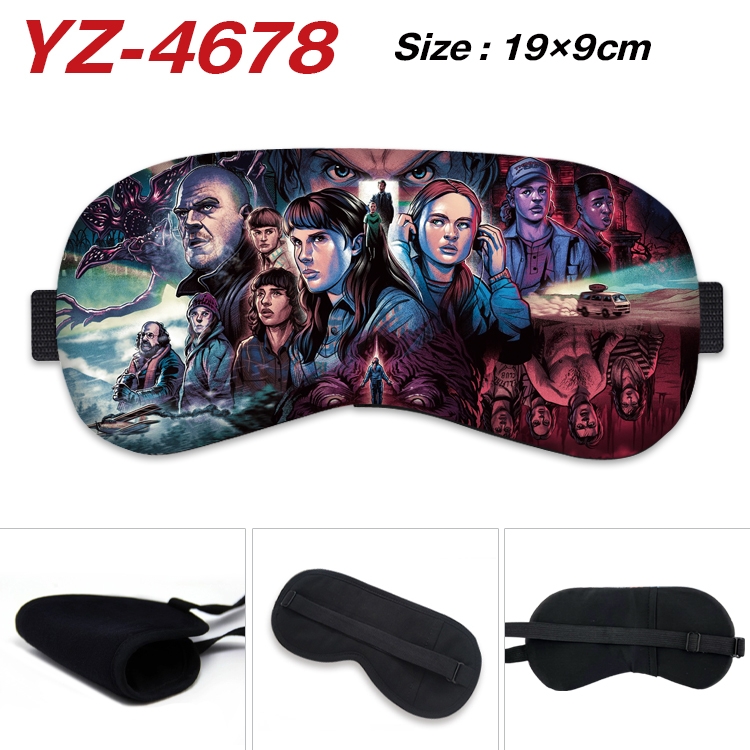 Stranger Things animation ice cotton eye mask without ice bag price for 5 pcs  YZ-4678