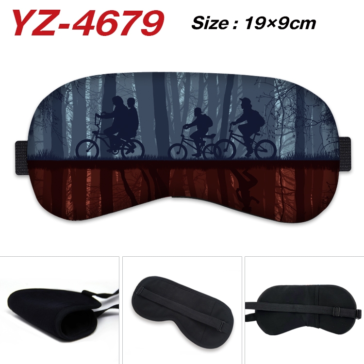 Stranger Things animation ice cotton eye mask without ice bag price for 5 pcs  YZ-4679