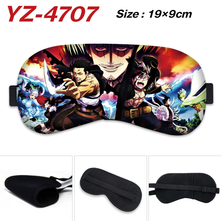 black clover animation ice cotton eye mask without ice bag price for 5 pcs  YZ-4707