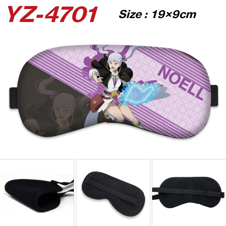 black clover animation ice cotton eye mask without ice bag price for 5 pcs  YZ-4701