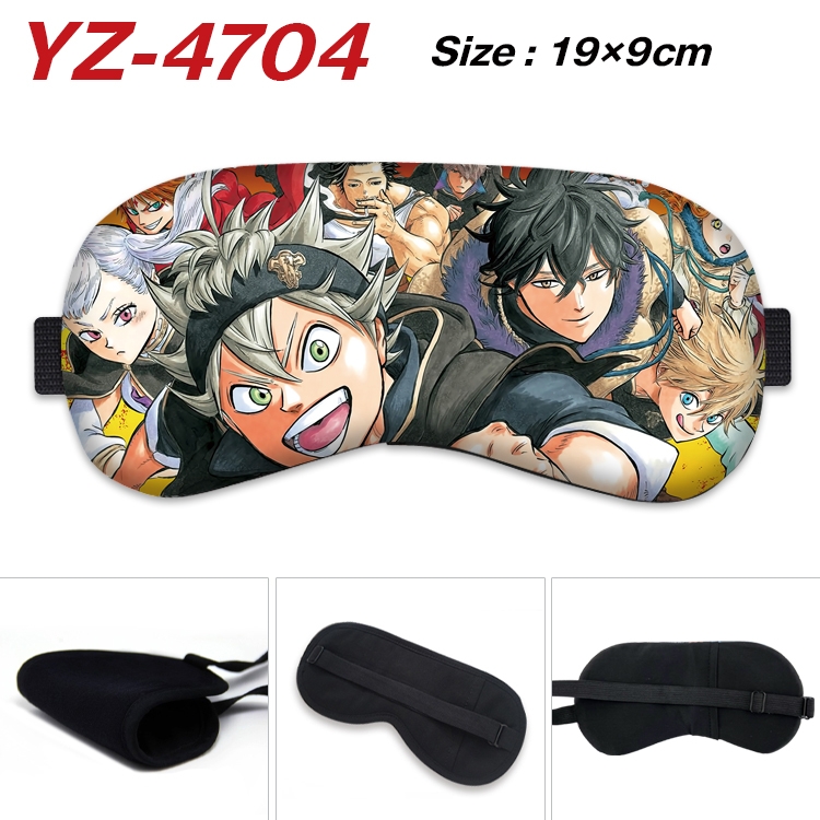black clover animation ice cotton eye mask without ice bag price for 5 pcs YZ-4704