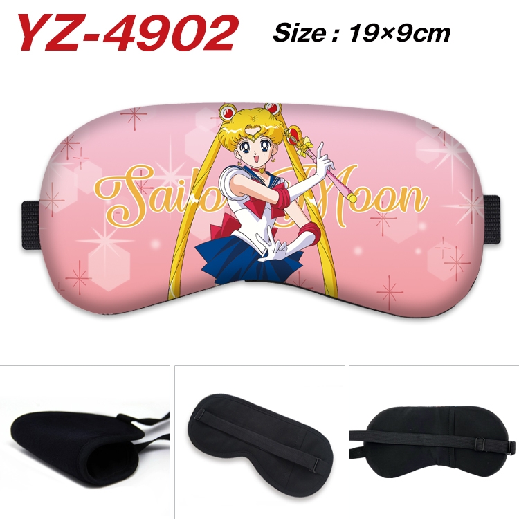 sailormoon animation ice cotton eye mask without ice bag price for 5 pcs YZ-4902