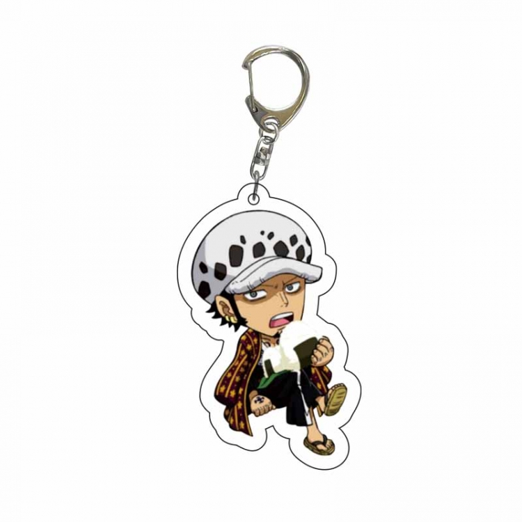 One Piece Anime Acrylic Keychain Charm price for 5 pcs 3815