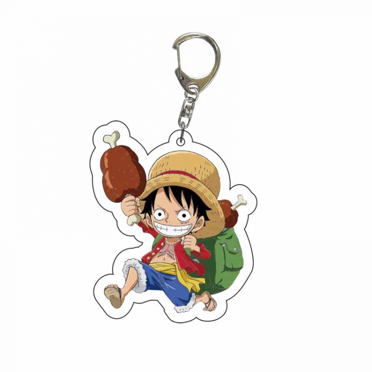 One Piece Anime Acrylic Keychain Charm price for 5 pcs 3813