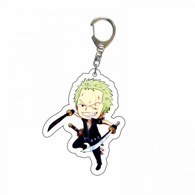 One Piece Anime Acrylic Keychain Charm price for 5 pcs 3819