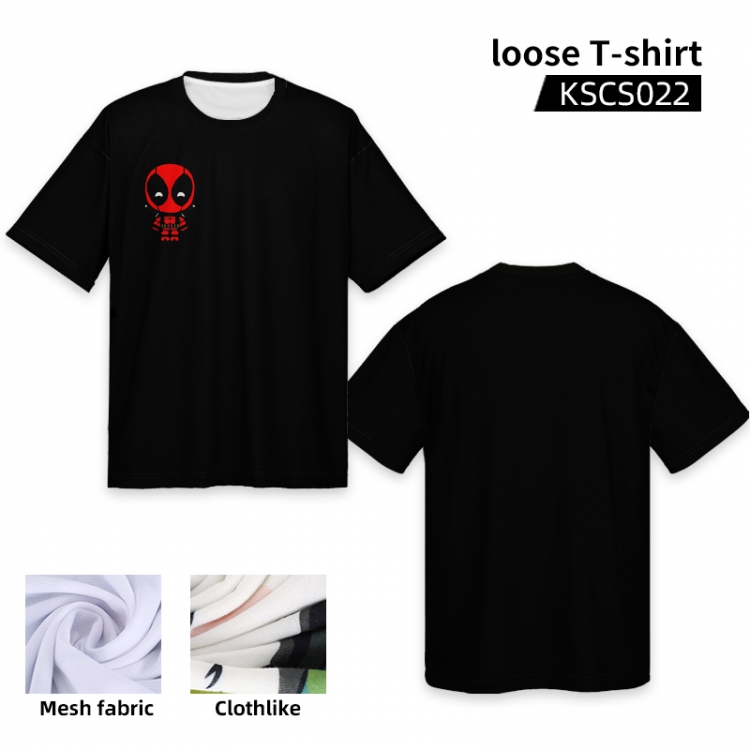 Deadpool Anime full-color loose T-shirt KSCS022