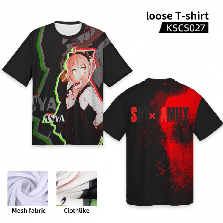 SPY×FAMILY Anime full-color loose T-shirt KSCS027