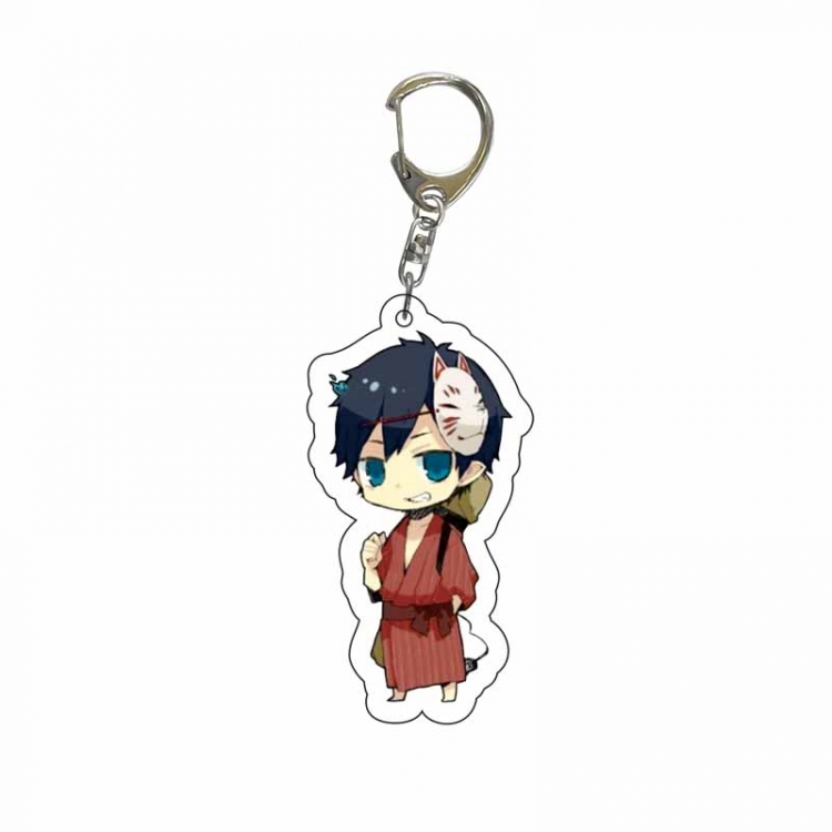 Ao no Exorcist Anime Acrylic Keychain Charm price for 5 pcs   5309