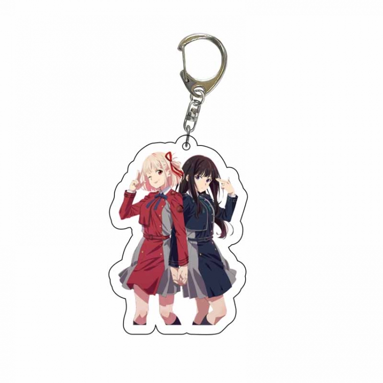 LycorisRecoil  Anime Acrylic Keychain Charm price for 5 pcs 3873