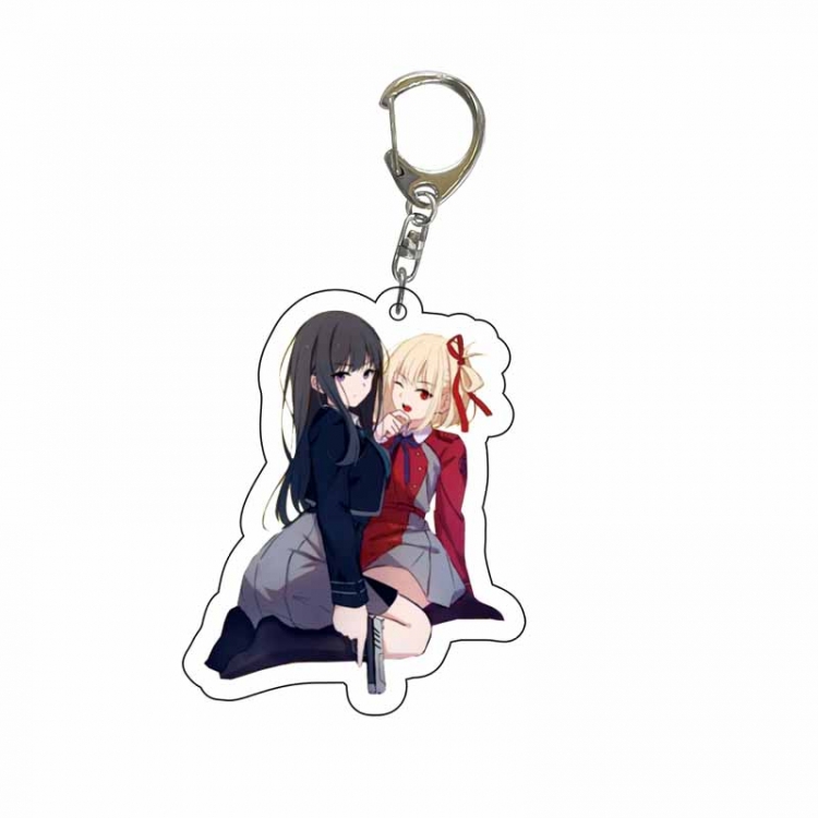 LycorisRecoil  Anime Acrylic Keychain Charm price for 5 pcs  3871