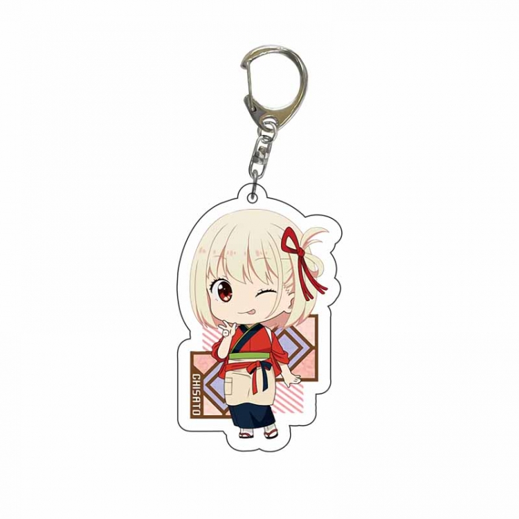 LycorisRecoil  Anime Acrylic Keychain Charm price for 5 pcs   5301