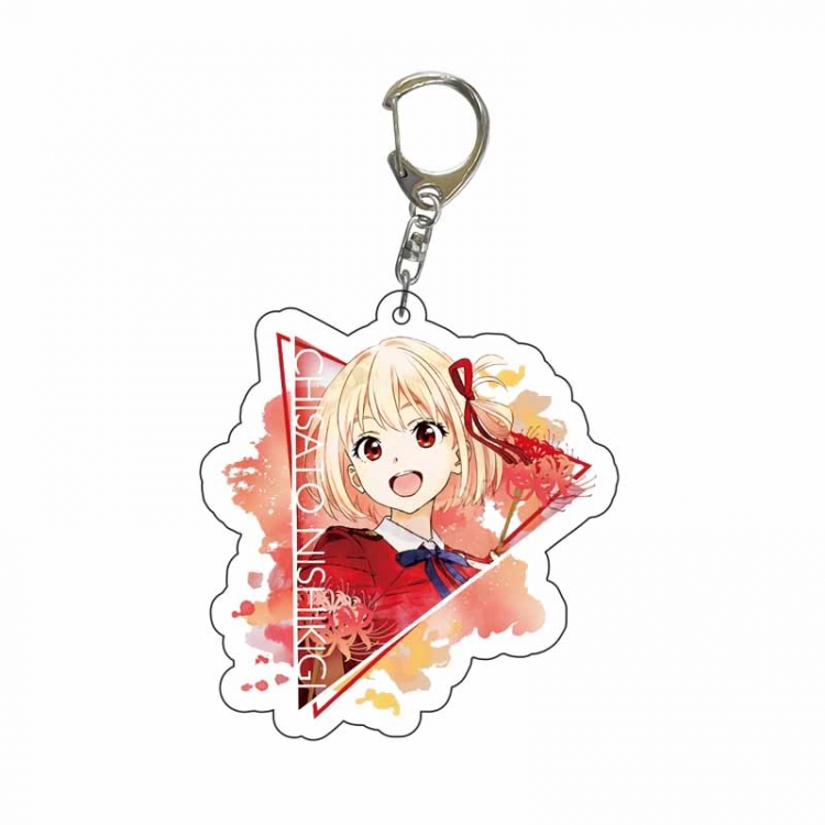 LycorisRecoil  Anime Acrylic Keychain Charm price for 5 pcs  5491