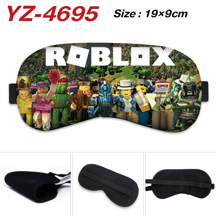 Robllox animation ice cotton eye mask without ice bag price for 5 pcs YZ-4695