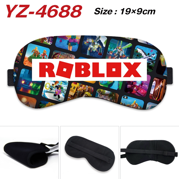 Robllox animation ice cotton eye mask without ice bag price for 5 pcs  YZ-4688