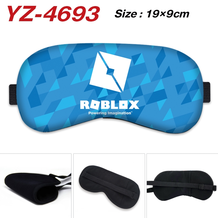 Robllox animation ice cotton eye mask without ice bag price for 5 pcs YZ-4693