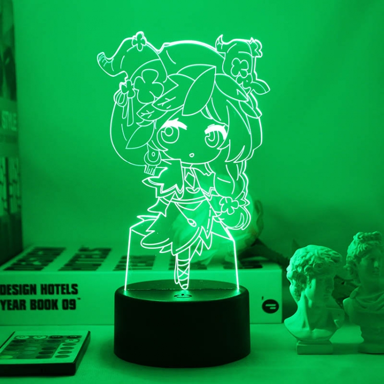 Identity V 3D night light USB touch switch colorful acrylic table lamp BLACK BASE 4229