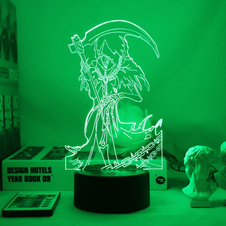 Identity V 3D night light USB touch switch colorful acrylic table lamp BLACK BASE 4495