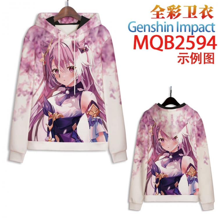 Genshin Impact  Full color hooded sweatshirt without zipper pocket from XXS to 4XL MQB-2594