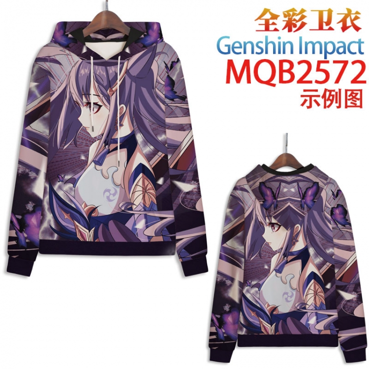 Genshin Impact  Full color hooded sweatshirt without zipper pocket from XXS to 4XL MQB-2572