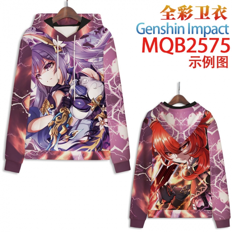Genshin Impact  Full color hooded sweatshirt without zipper pocket from XXS to 4XL MQB-2575